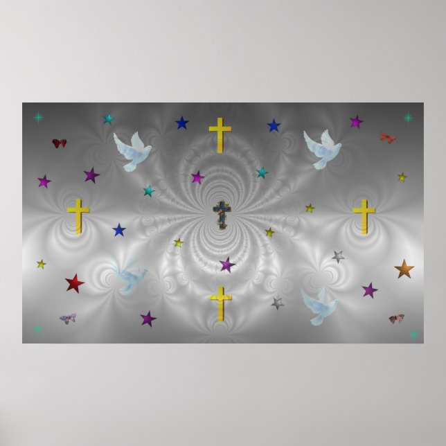 Póster Tonos sutiles de Jesús (Frente)