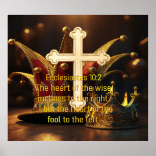 Póster Tonto vs Sabio