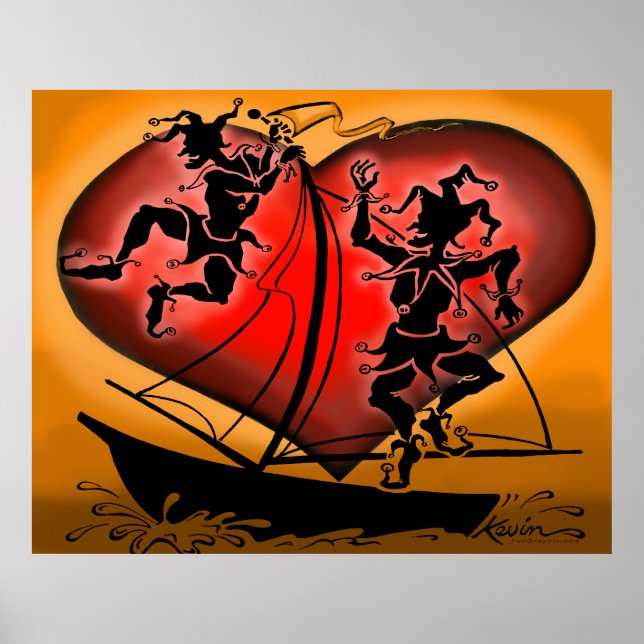 Póster Tontos de amor (Frente)