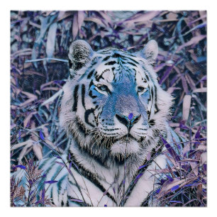 Póster Tony Tiger azul