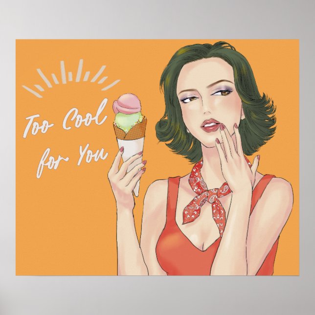 Póster Too Cool for You (Frente)