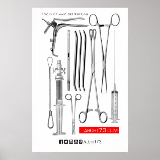 Póster Tools of Mass Destruction Poster (Abort73.com)