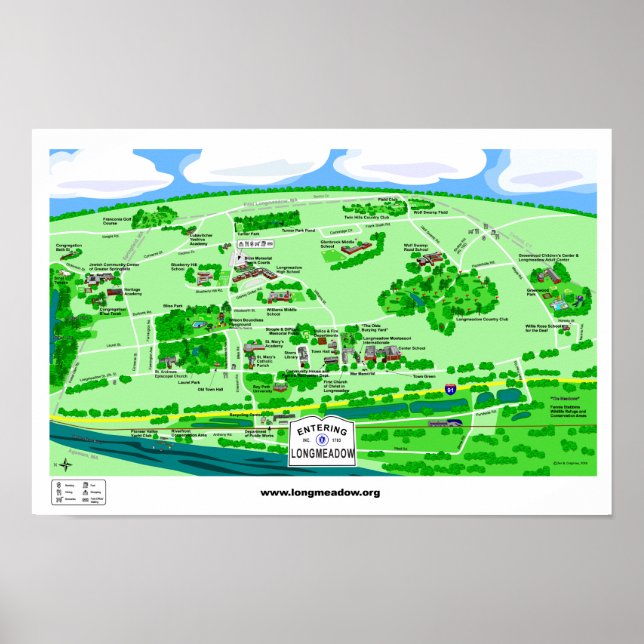 Póster Toon of Longmeadow Poster (16.5x11" actualizado 20 (Frente)