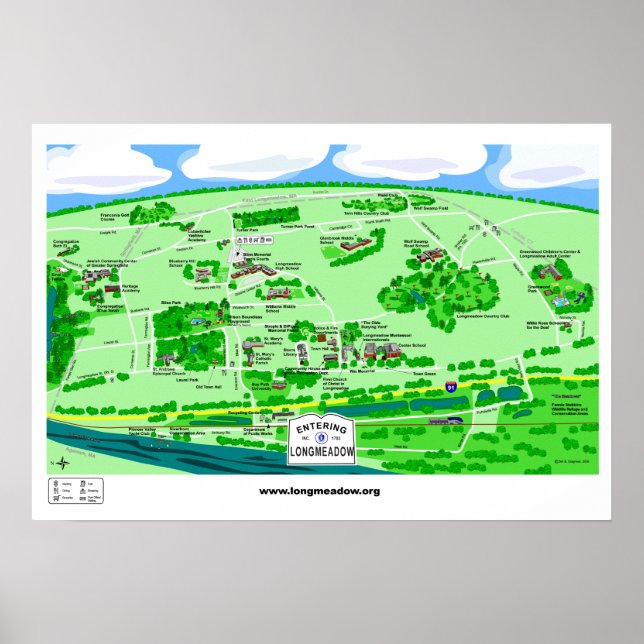 Póster Toon of Longmeadow Poster (23.38x16" actualizado e (Frente)