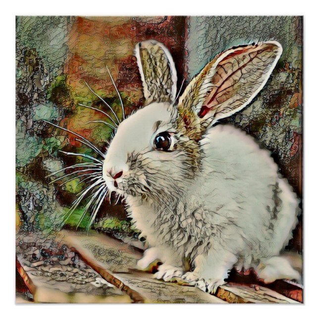 Póster toony bunny (Anverso)