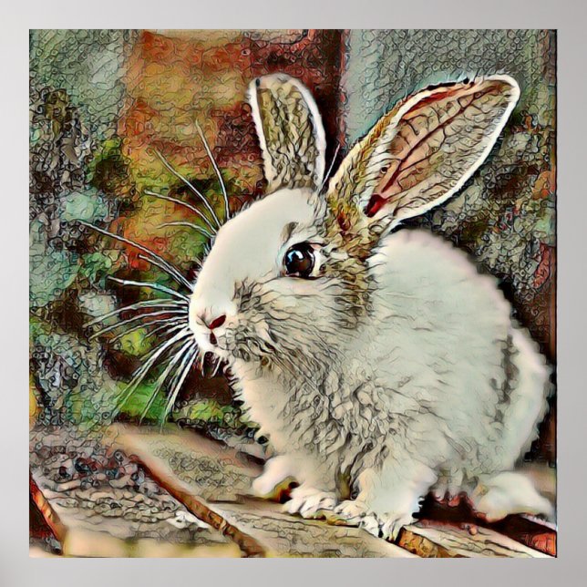 Póster toony bunny (Frente)