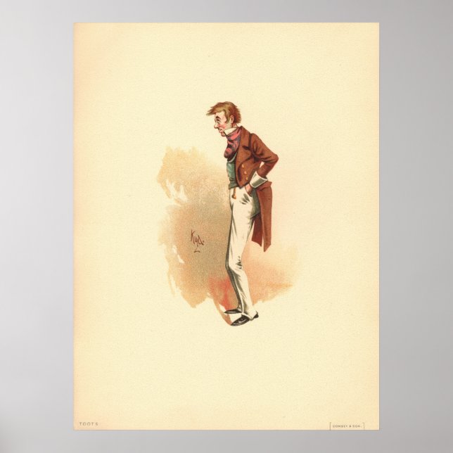 Póster Toots de Kyd de Dombey e hijo de Charles Dickens (Frente)