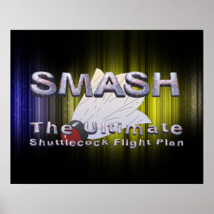 Póster TOP Badminton Slogan