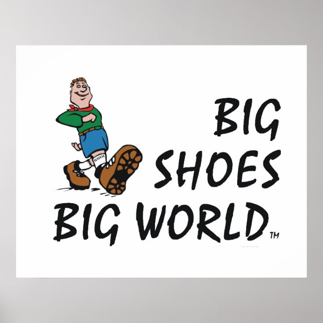 Póster TOP Big Shoes Big World (Frente)