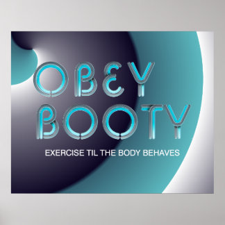 Póster TOP Obey Booty