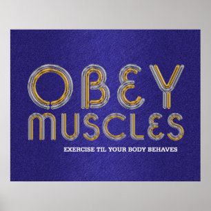 Póster TOP Obey Muscles