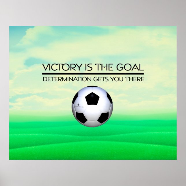 Póster TOP Soccer Victory Slogan (Frente)