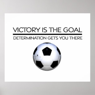 Póster TOP Soccer Victory Slogan