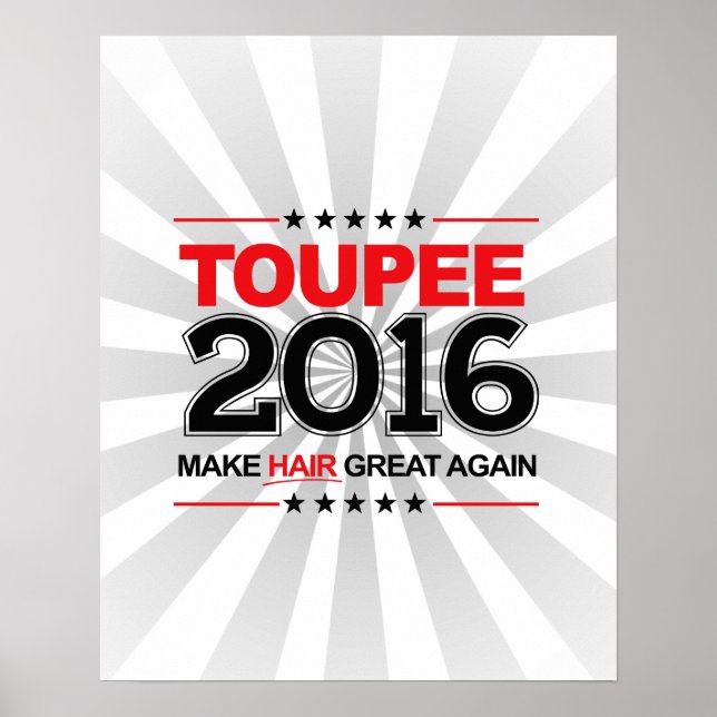 Póster TOPEE 2016 - Que el pelo vuelva a ser grande (Frente)