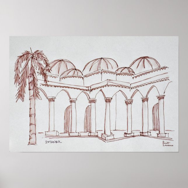 Póster Topkapi Palace | Istanbul, Turkey (Frente)