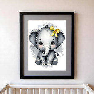 Póster Toque de Color Guardería Animales de la Jungla Ele