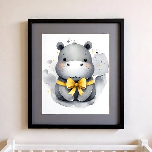 Póster Toque de Color Guardería Animales de la Jungla Hip