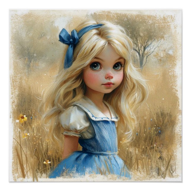 Póster Torbellino del País de las Maravillas de Alicia: C (Anverso)