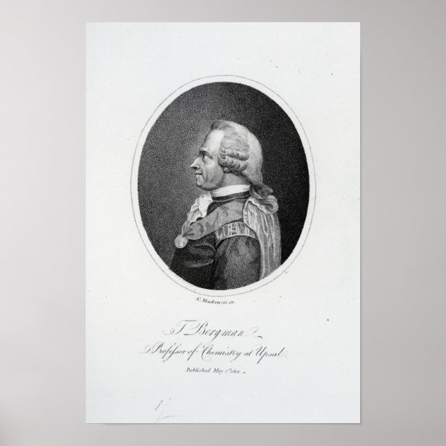 Póster Torbern Olof Bergman (Frente)