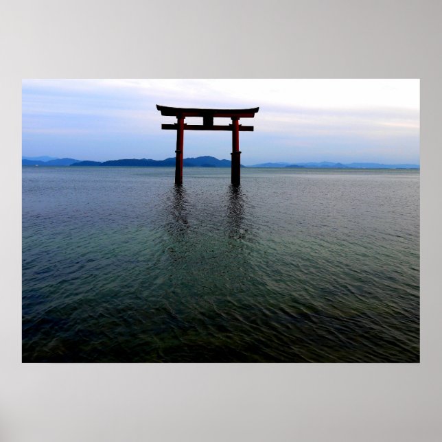 Póster Tori flotante japonés (Frente)