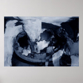 Póster Tormenta abstracta