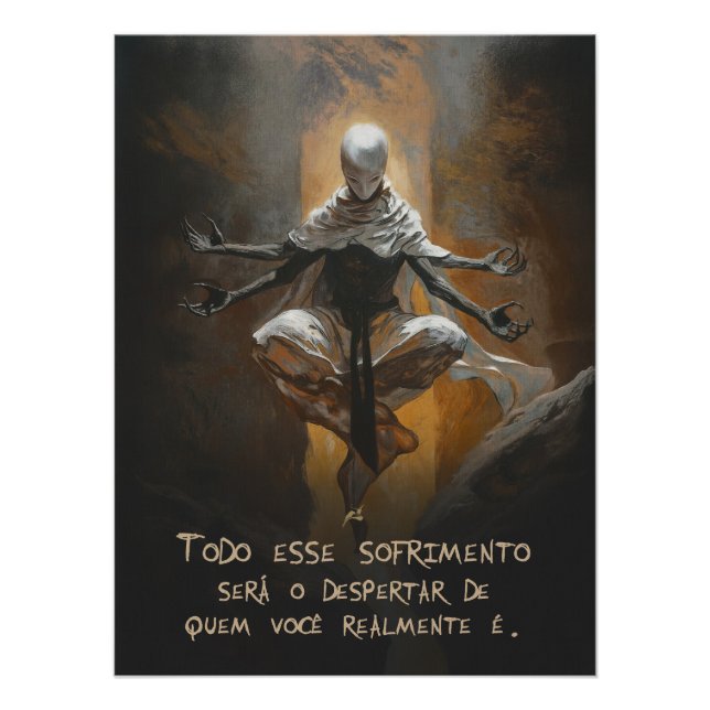 Póster Tormenta (com frase) (Anverso)