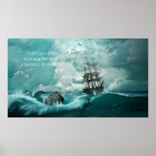Póster Tormenta de 11" x 8,5", Poster de valor (mate)