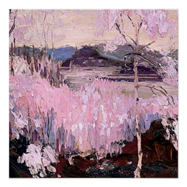 Póster Tormenta de aguanieve de Tom Thomson (Anverso)