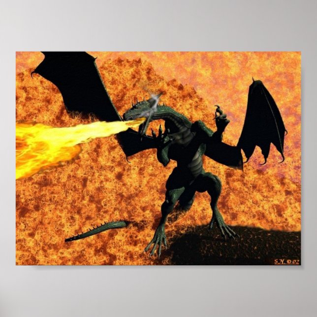 Póster Tormenta de incendios (Frente)