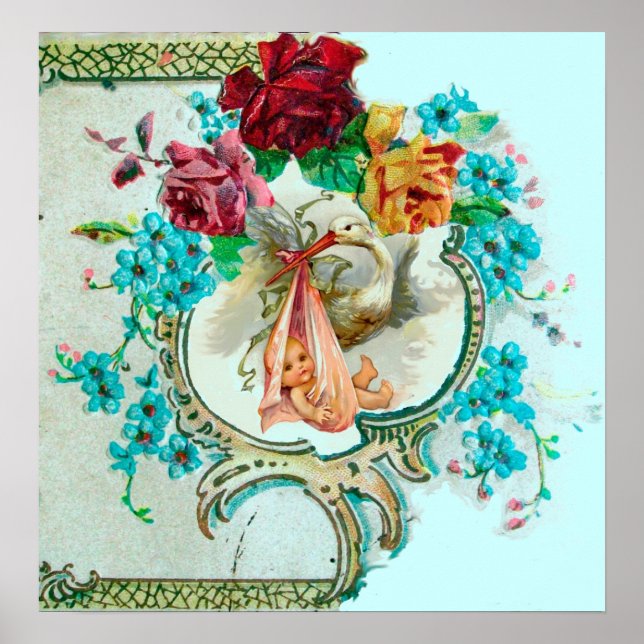 PÓSTER TORMENTA DE LA DUCHA DE NIÑAS (Frente)