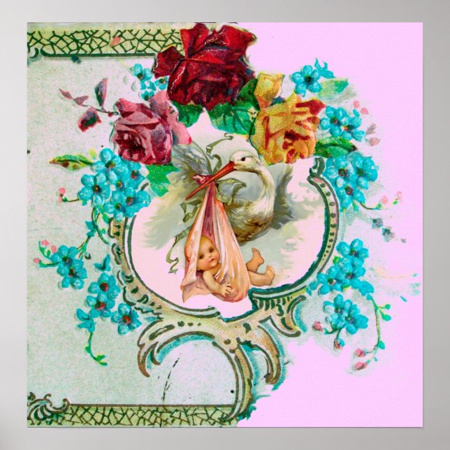 PÓSTER TORMENTA DE LA DUCHA DE NIÑAS (Frente)