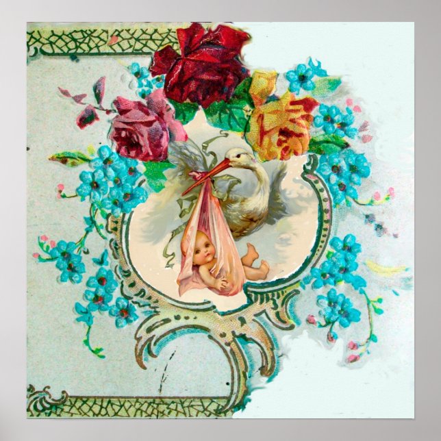 PÓSTER TORMENTA DE LA DUCHA DE NIÑAS (Frente)