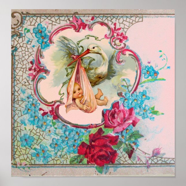 PÓSTER TORMENTA DE LA DUCHA DE NIÑAS (Frente)