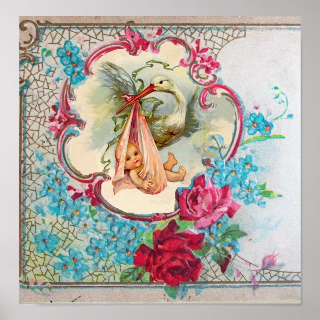 PÓSTER TORMENTA DE LA DUCHA DE NIÑAS (Frente)