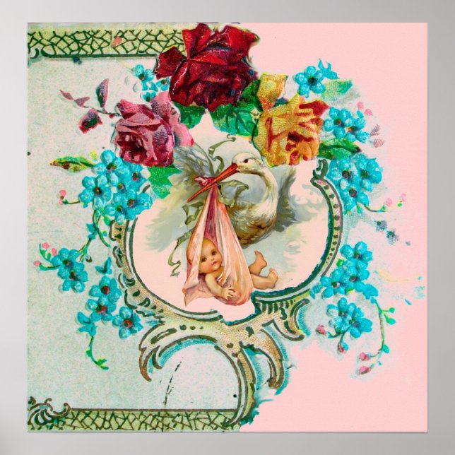 PÓSTER TORMENTA DE LA DUCHA DE NIÑAS (Frente)