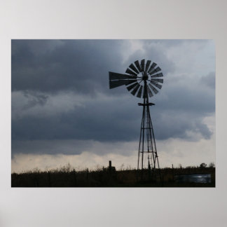 Póster Tormenta de molino de viento