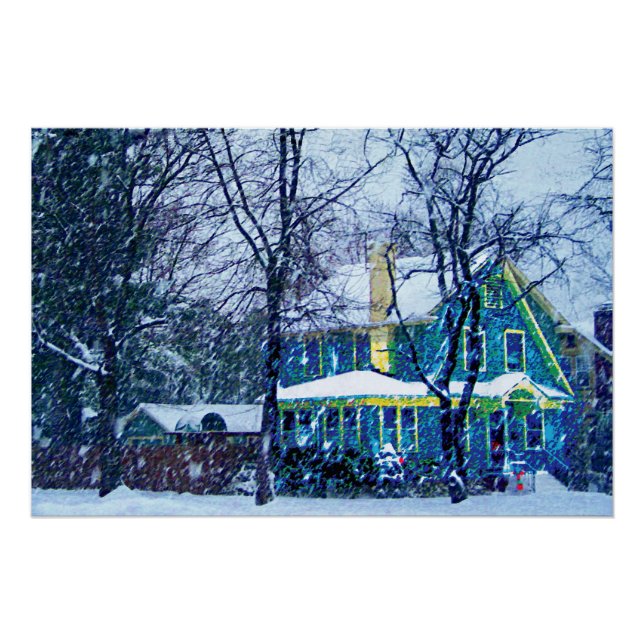 Póster Tormenta de nieve (Anverso)