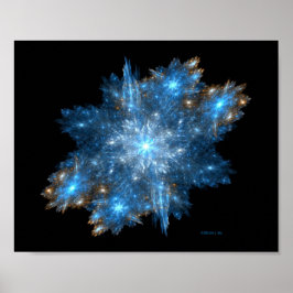 Póster Tormenta de nieve (10x8)