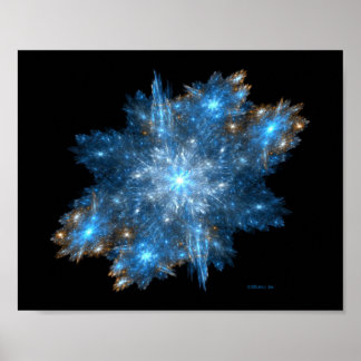 Póster Tormenta de nieve (10x8)
