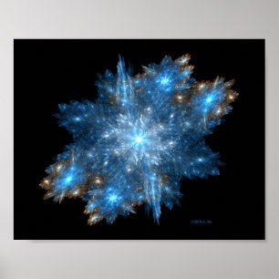 Póster Tormenta de nieve (10x8)