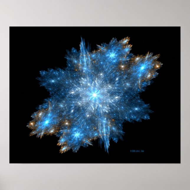 Póster Tormenta de nieve (20x16) (Frente)