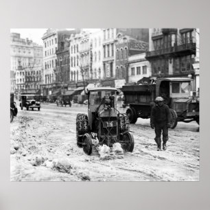 Póster Tormenta de nieve de 1924