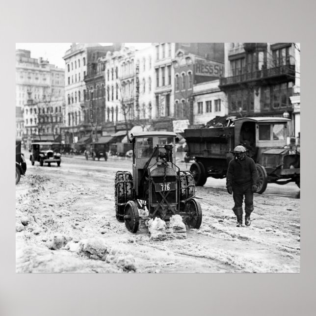Póster Tormenta de nieve de 1924 (Frente)