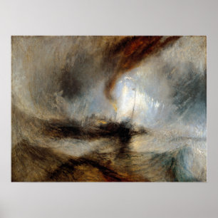 Póster Tormenta de nieve de Joseph Mallord William Turner