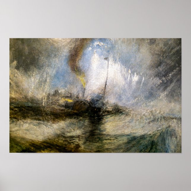 Póster Tormenta de nieve | JMW Turner | (Frente)