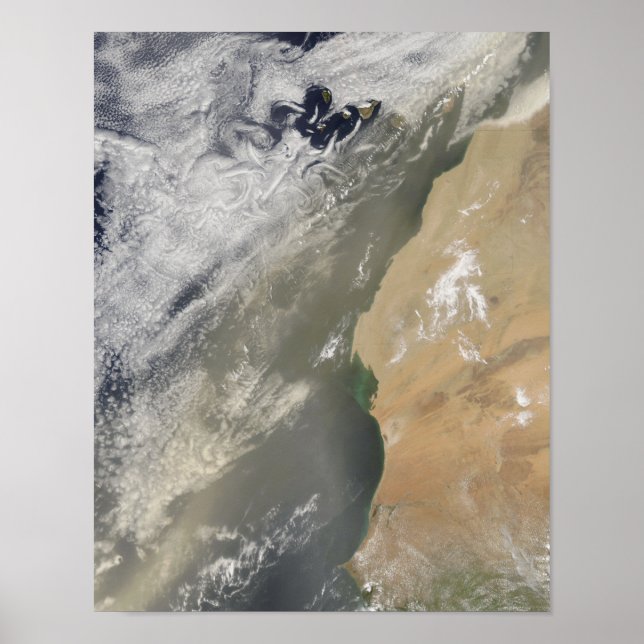 Póster Tormenta de polvo frente a África Occidental 2 (Frente)