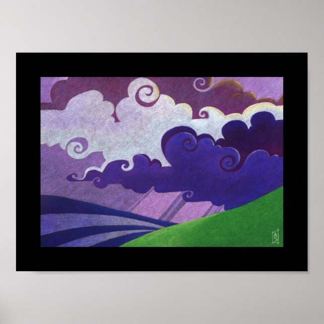 Póster Tormenta de primavera (Frente)