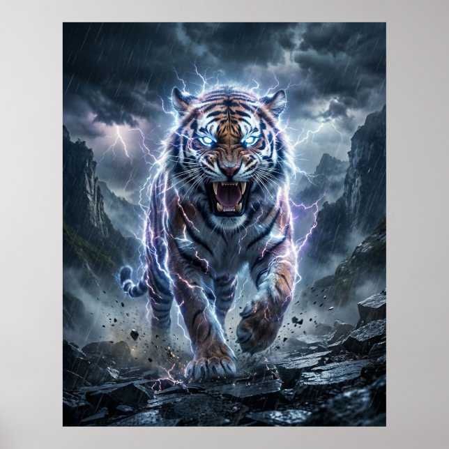 Póster Tormenta Divide Thunder Tiger (Frente)