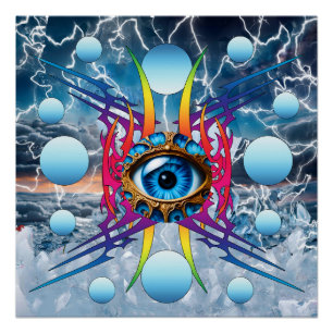 Póster Tormenta eléctrica