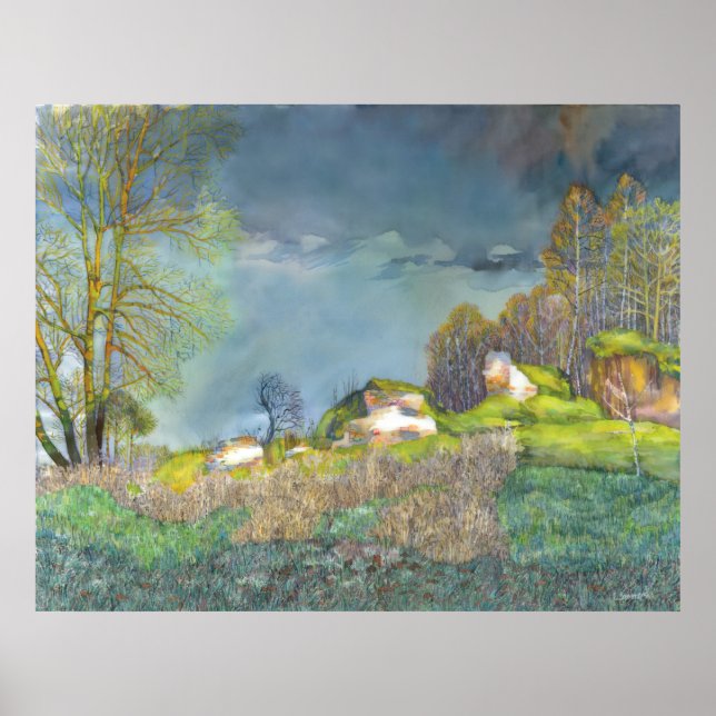 Póster Tormenta eléctrica de primavera (Frente)